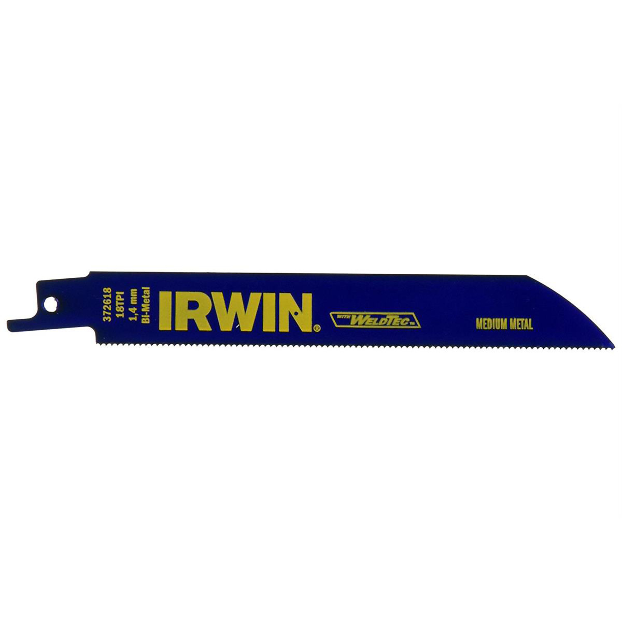 Hanson Reciprocating Saw Blade — 6in., Bi-Metal, 18 TPI, Model# HAN372618P5